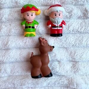 Fisher Price Little People Santa Elf Reindeer Replacement Christmas Figures Toy